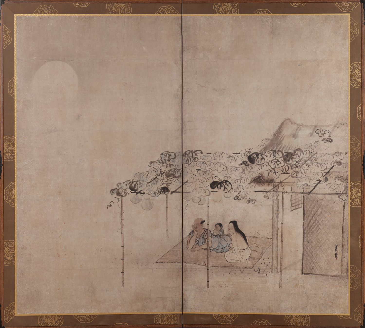 重要文化財　舞踊図　縮小版屏風 000000000909.gif